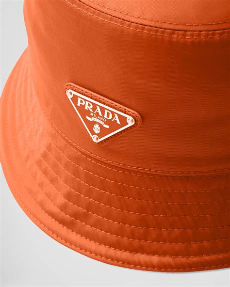 prada bucket hat orange|prada bucket hat sizing.